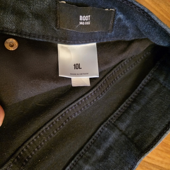 Express Boot Cut Stretch Mid Rise Jeans - Picture 4 of 4